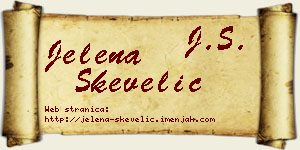 Jelena Skevelić vizit kartica